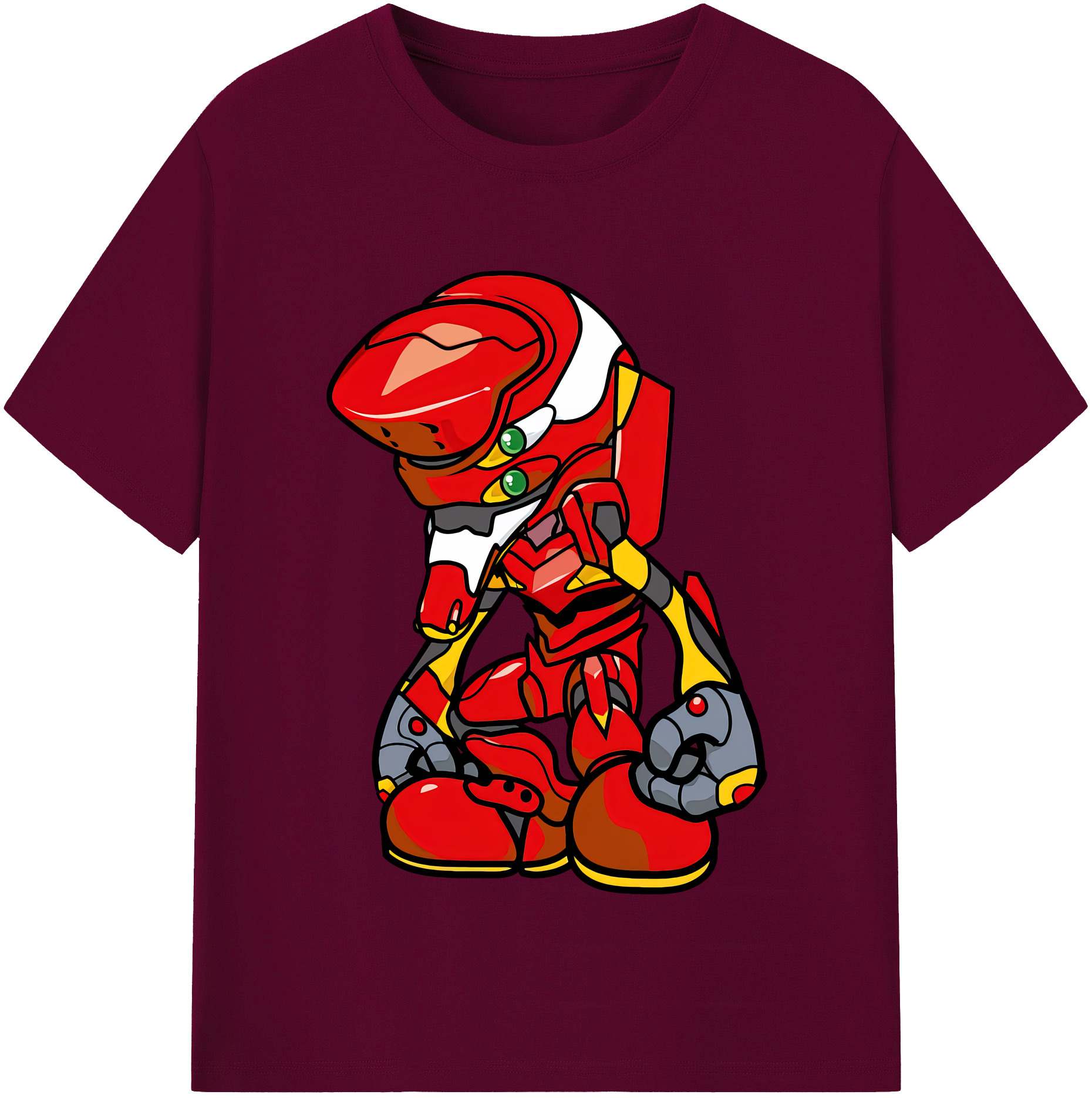 （画像用） EVA 新世紀エヴァンゲリオン レディースカジュアルプリントTシャツ（綿100％）